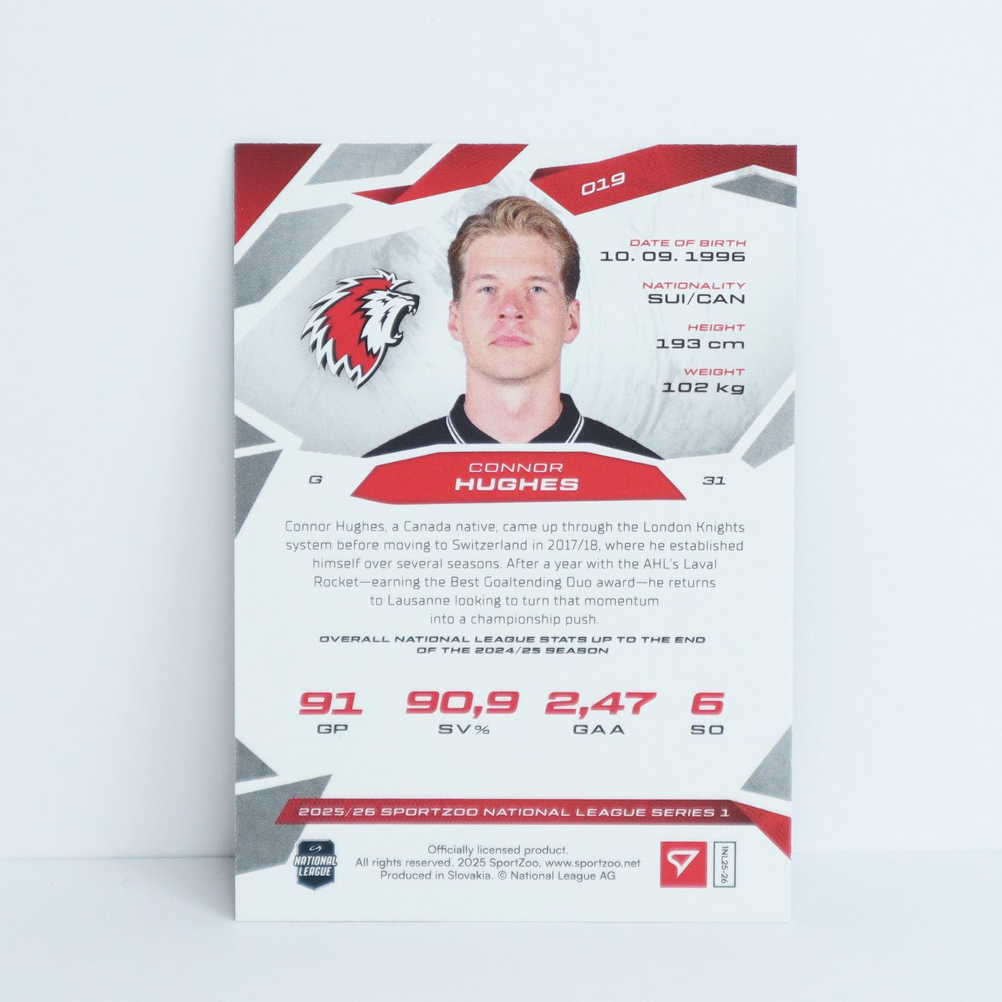 019 - LHC - CONNOR HUGHES - BASE SET