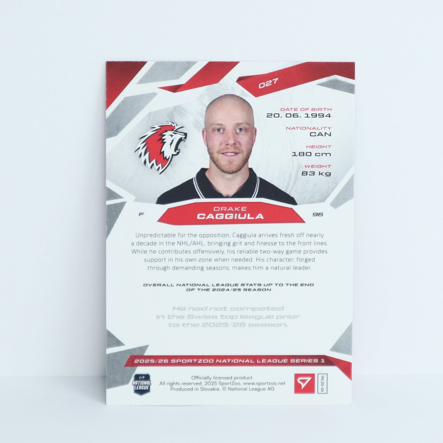 027 - LHC - DRAKE CAGGIULA - BASE PINK