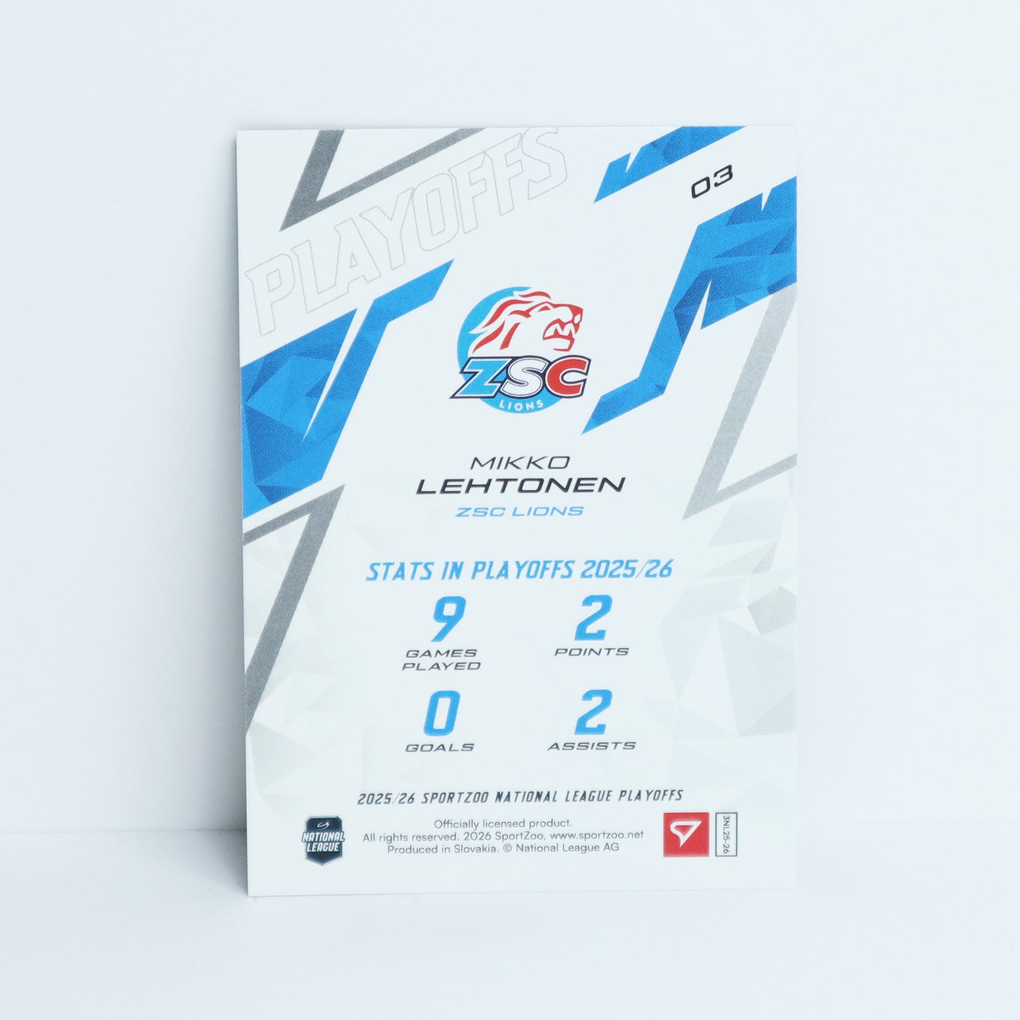 03 - ZSC - MIKKO LEHTONEN - BASE BLUE - 29/60