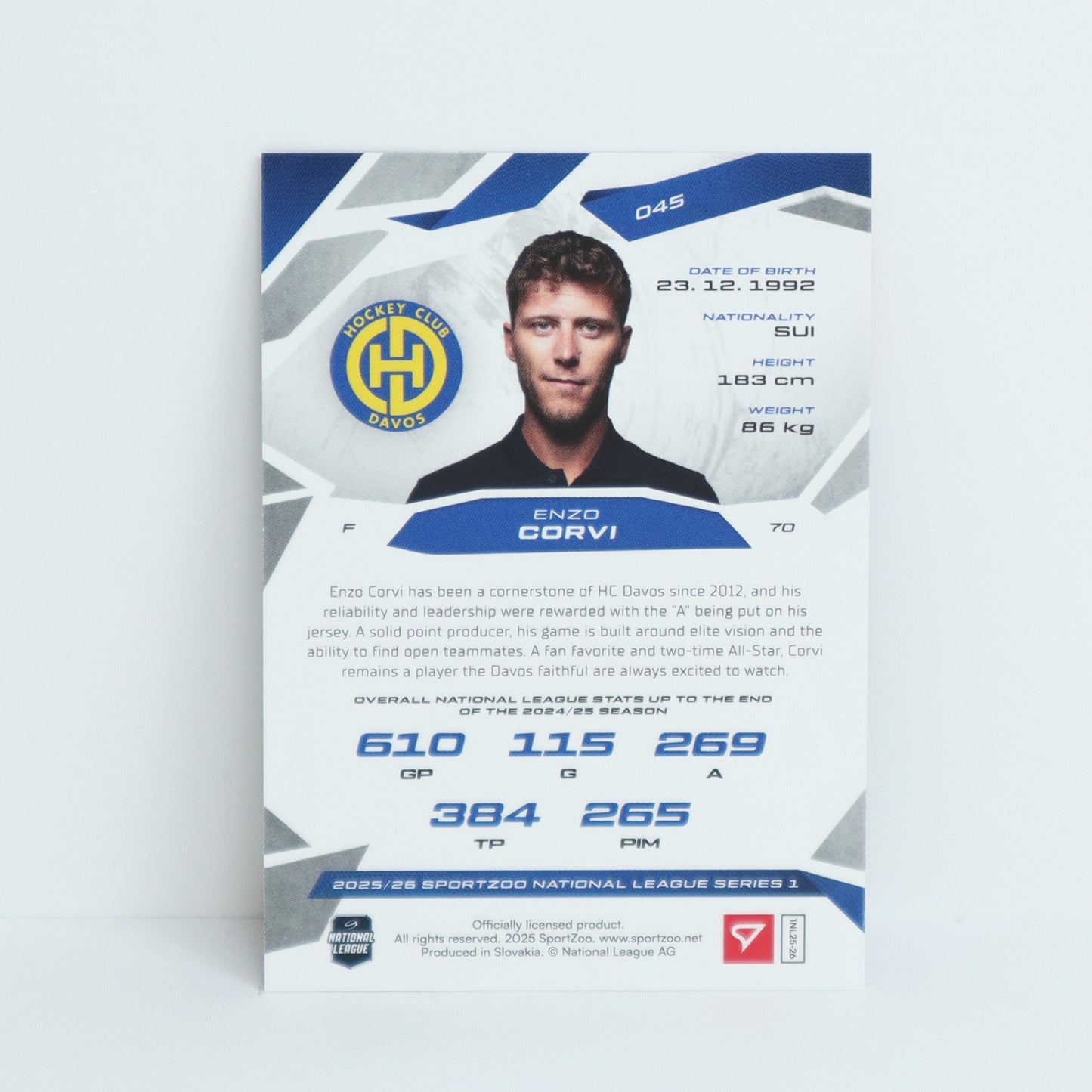 045 - HCD - ENZO CORVI - BASE BLACK - 1/1