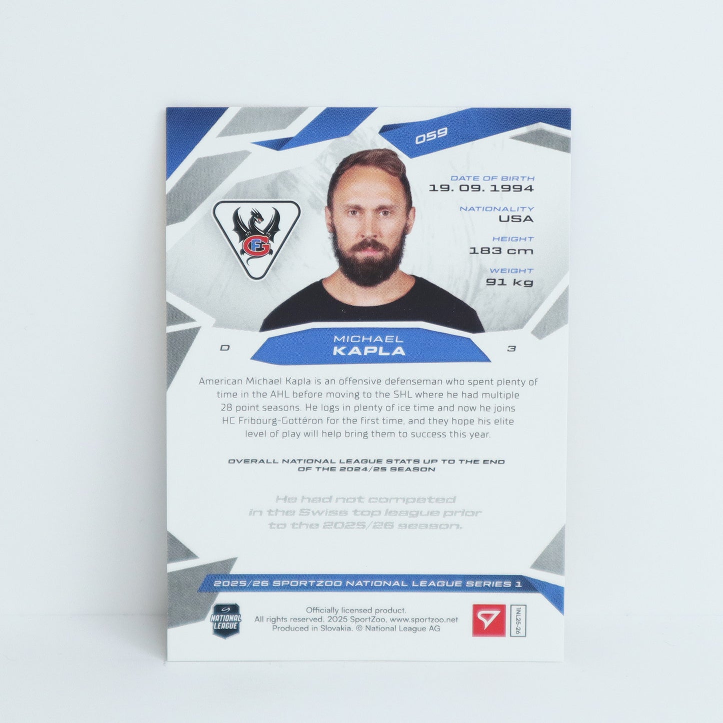 059 - FRI - MICHAEL KAPLA - BASE GOLD - 07/10