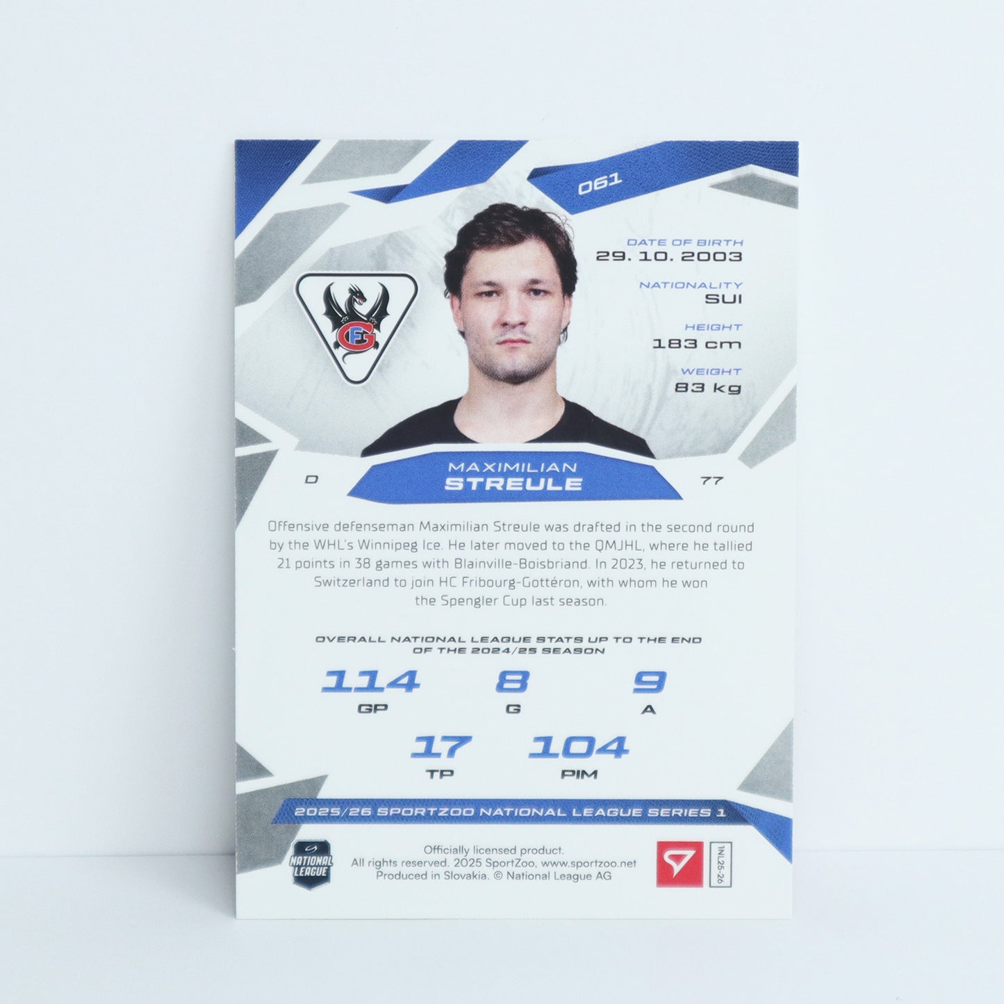 061 - FRI - MAXIMILIAN STREULE - BASE BLUE