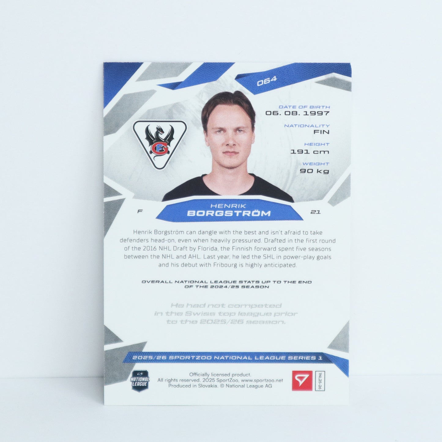 064 - FRI - HENRIK BORGSTROM - BASE BLUE