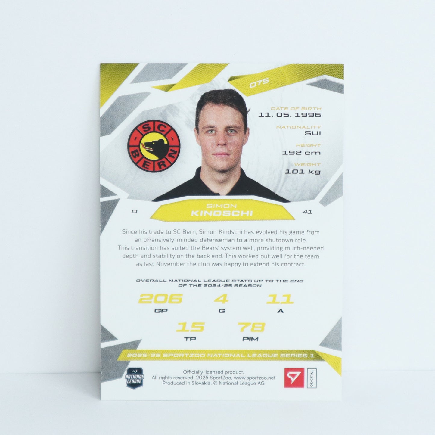 075 - SCB - SIMON KINDSCHI - BASE SET