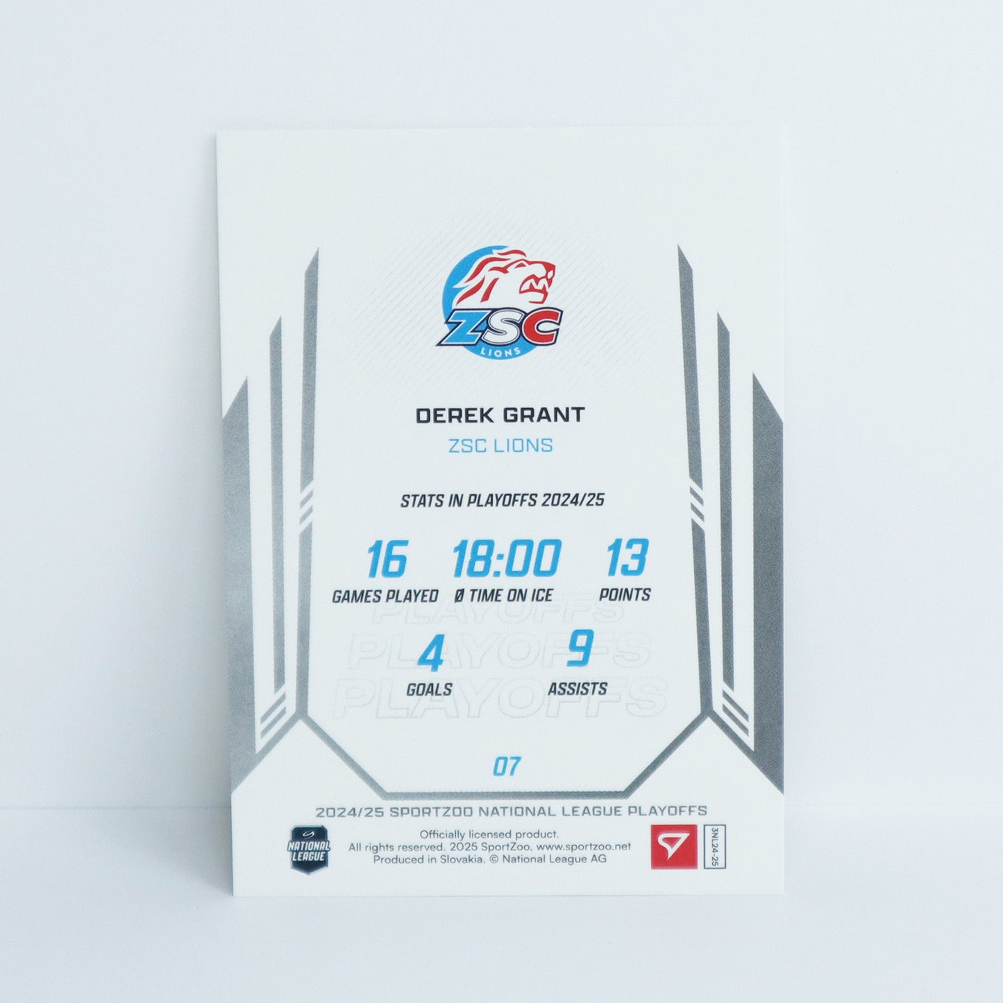 07 - ZSC - DEREK GRANT - BASE SET
