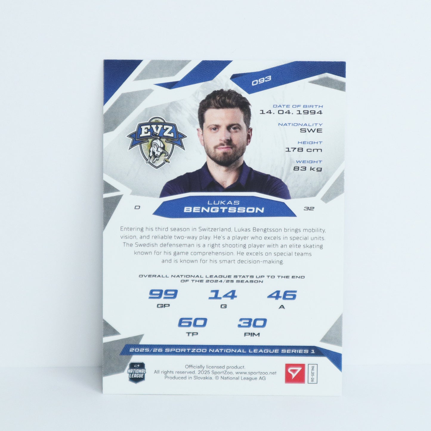 093 - EVZ - LUKAS BENGTSSON - BASE BLUE