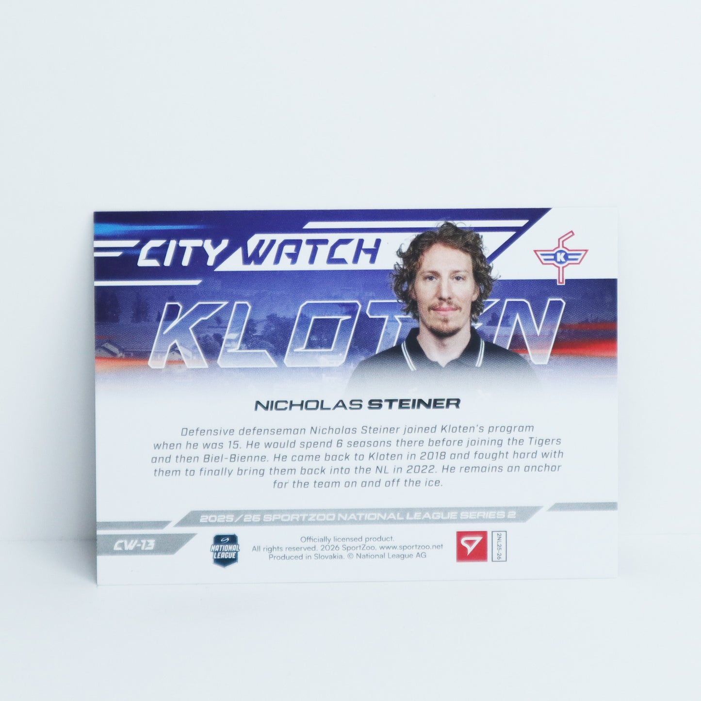 CW-13 - EHCK - NICHOLAS STEINER - CITY WATCH COPPER - 43/95