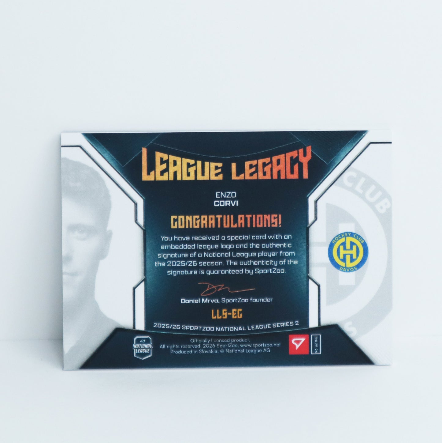 LLS-EC - HCD - ENZO CORVI - LEAGUE LEGACY GOLD AUTO - 6/9