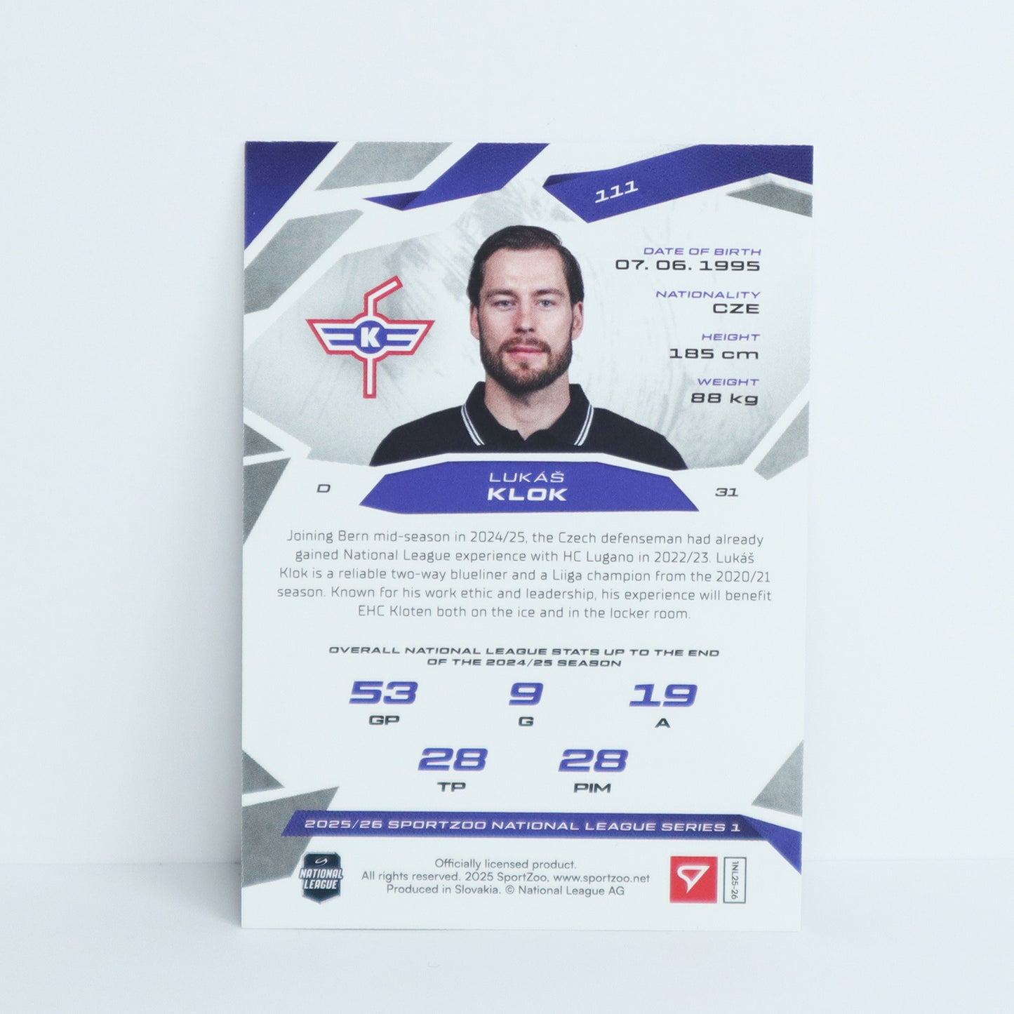 111 - EHCK - LUKAS KLOK - BASE SET