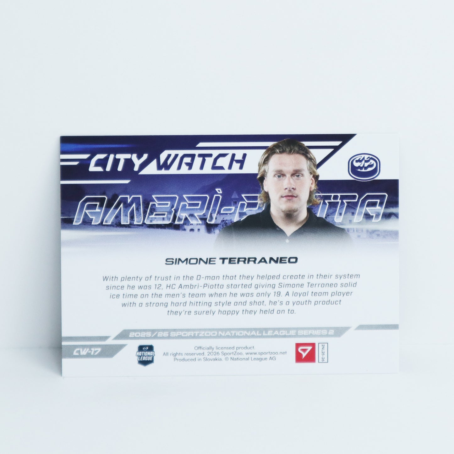 CW-17 - HCAP - SIMONE TERRANEO - CITY WATCH COPPER - 22/95
