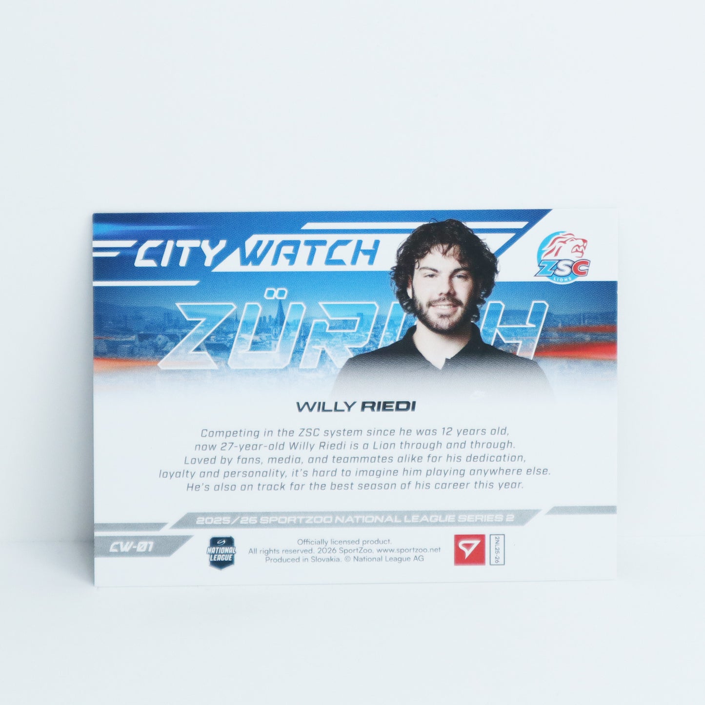 CW-01 - ZSC - WILLY RIEDI - CITY WATCH COPPER - 77/95