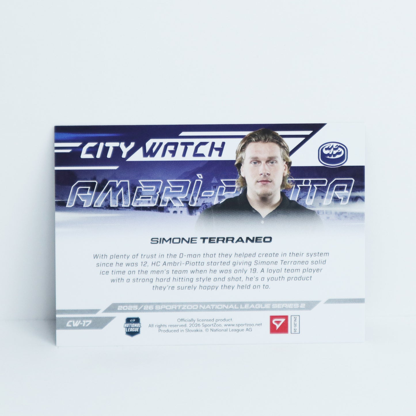 CW-17 - HCAP - SIMONE TERRANEO - CITY WATCH COPPER - 46/95