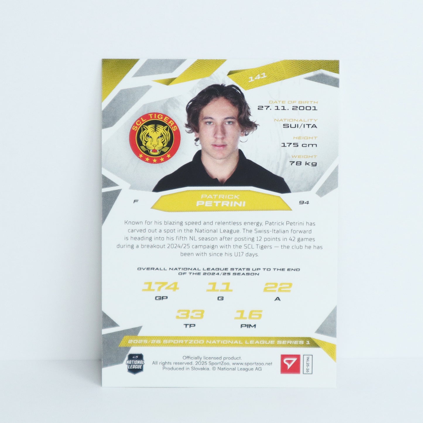 141 - SCL - PATRICK PETRINI - BASE SET