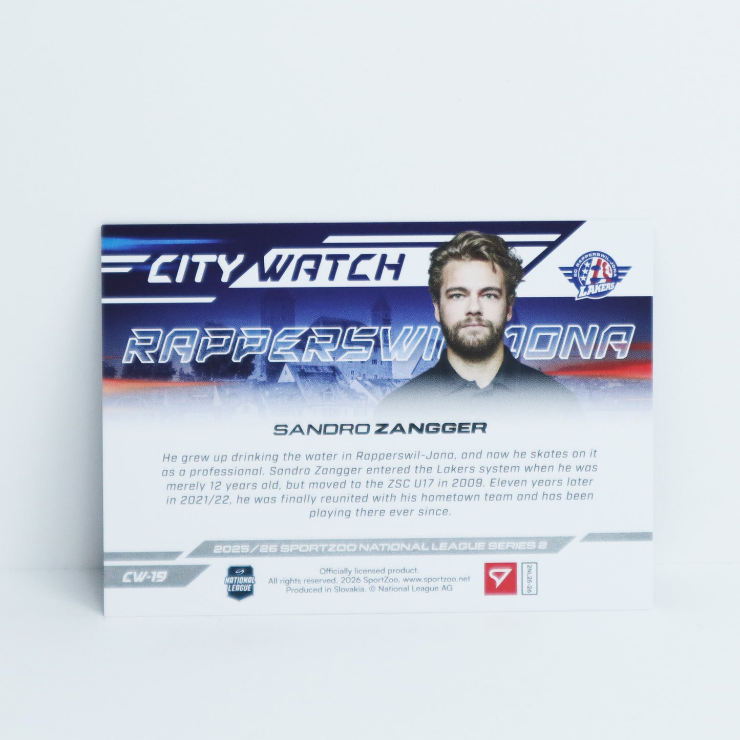 CW-19 - SCRJ - SANDRO ZANGGER - CITY WATCH COPPER - 62/95