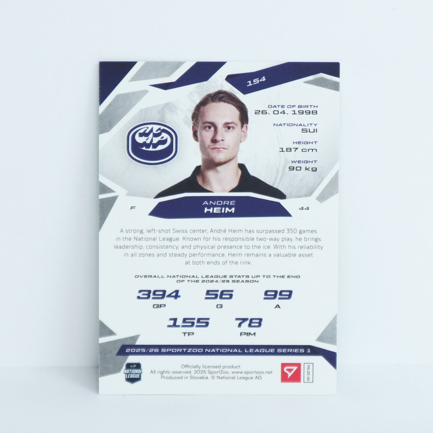 154 - HCAP - ANDRE HEIM - BASE GREEN - 09/30