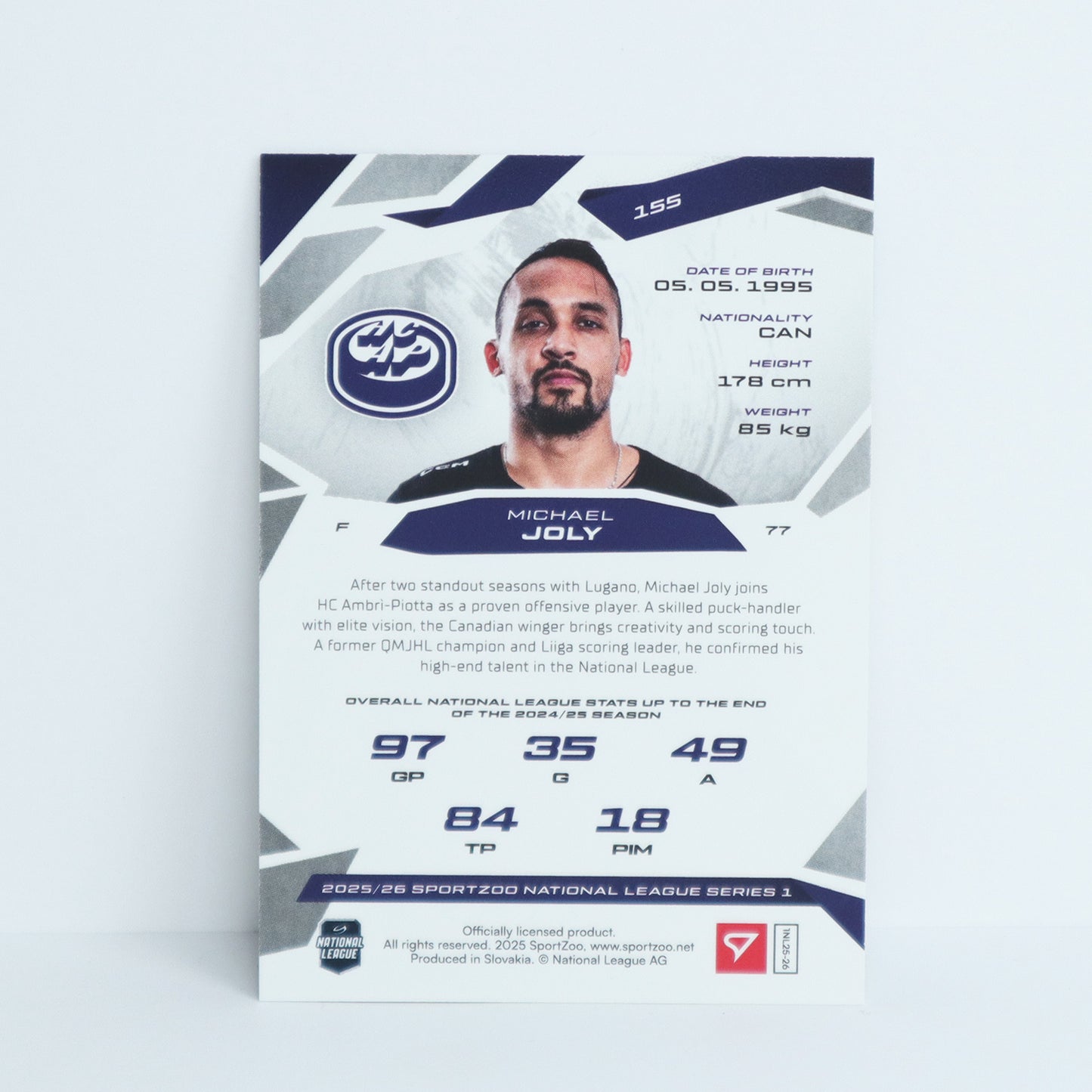 155 - HCAP - MICHAEL JOLY - BASE SET
