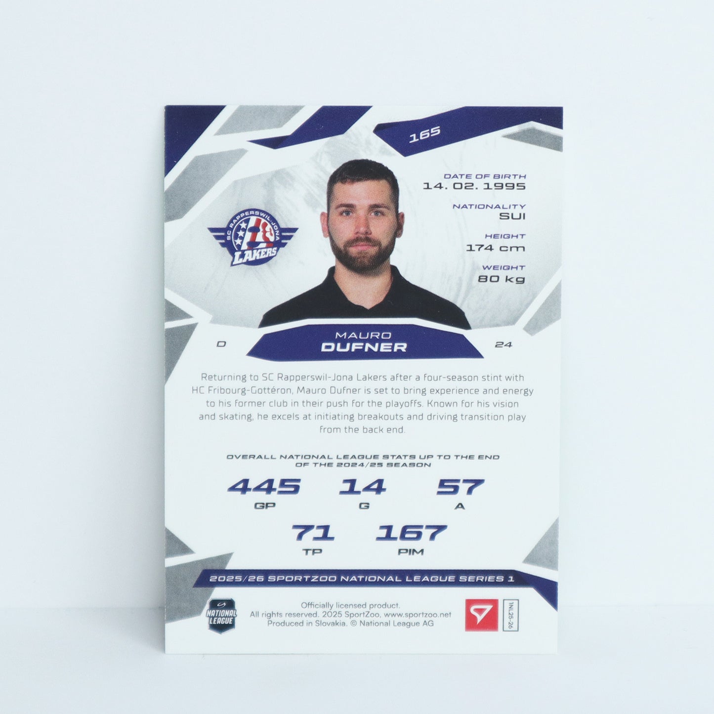 165 - SCRJ - MAURO DUFNER - BASE GREEN - 29/30