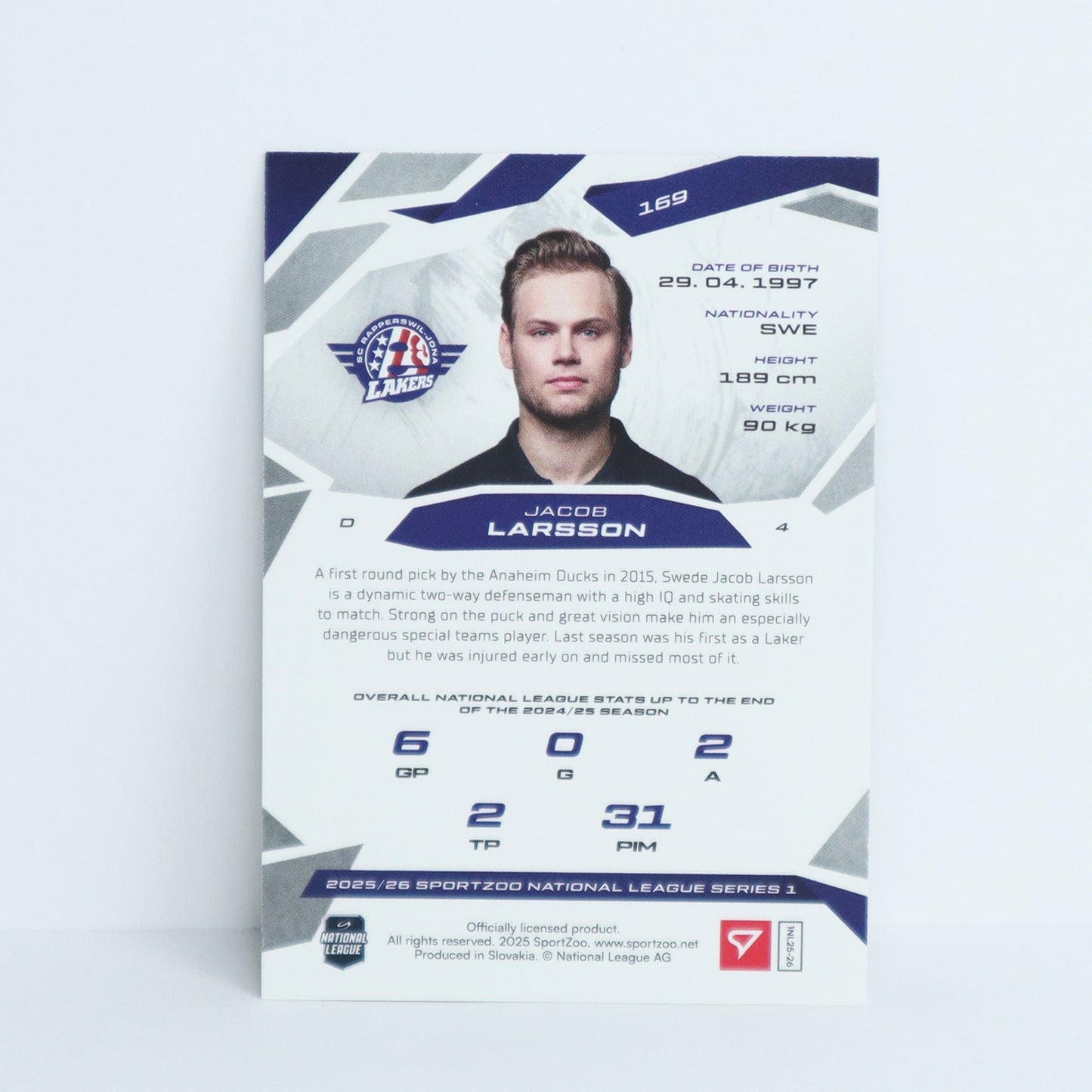 169 - SCRJ - JACOB LARSSON - BASE BLUE