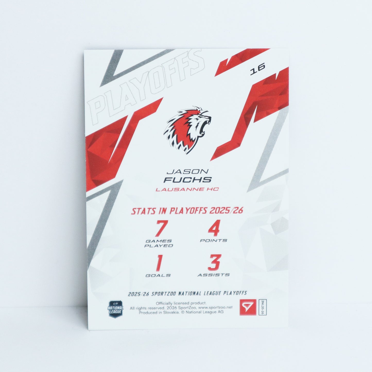 16 - LHC - JASON FUCHS - BASE RED - 01/30