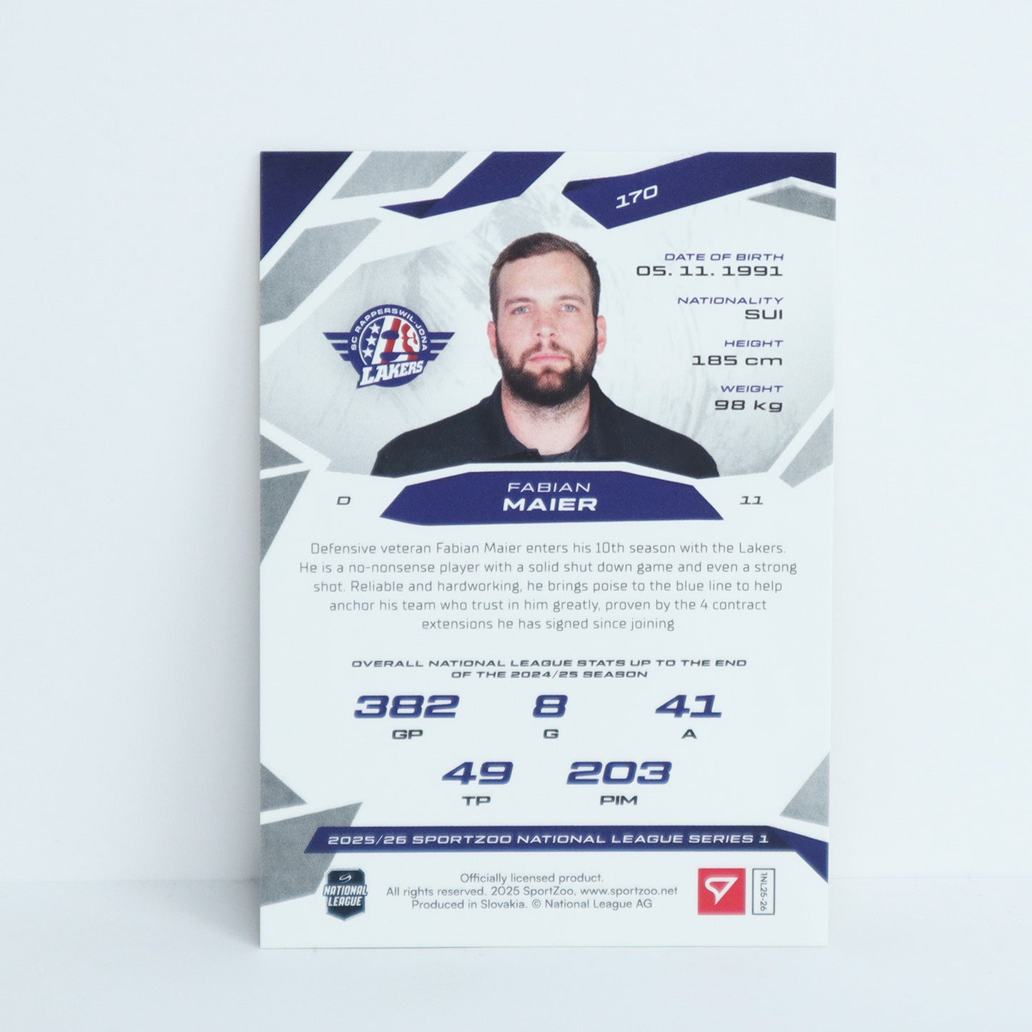 170 - SCRJ - FABIAN MAIER - BASE GOLD - 01/10