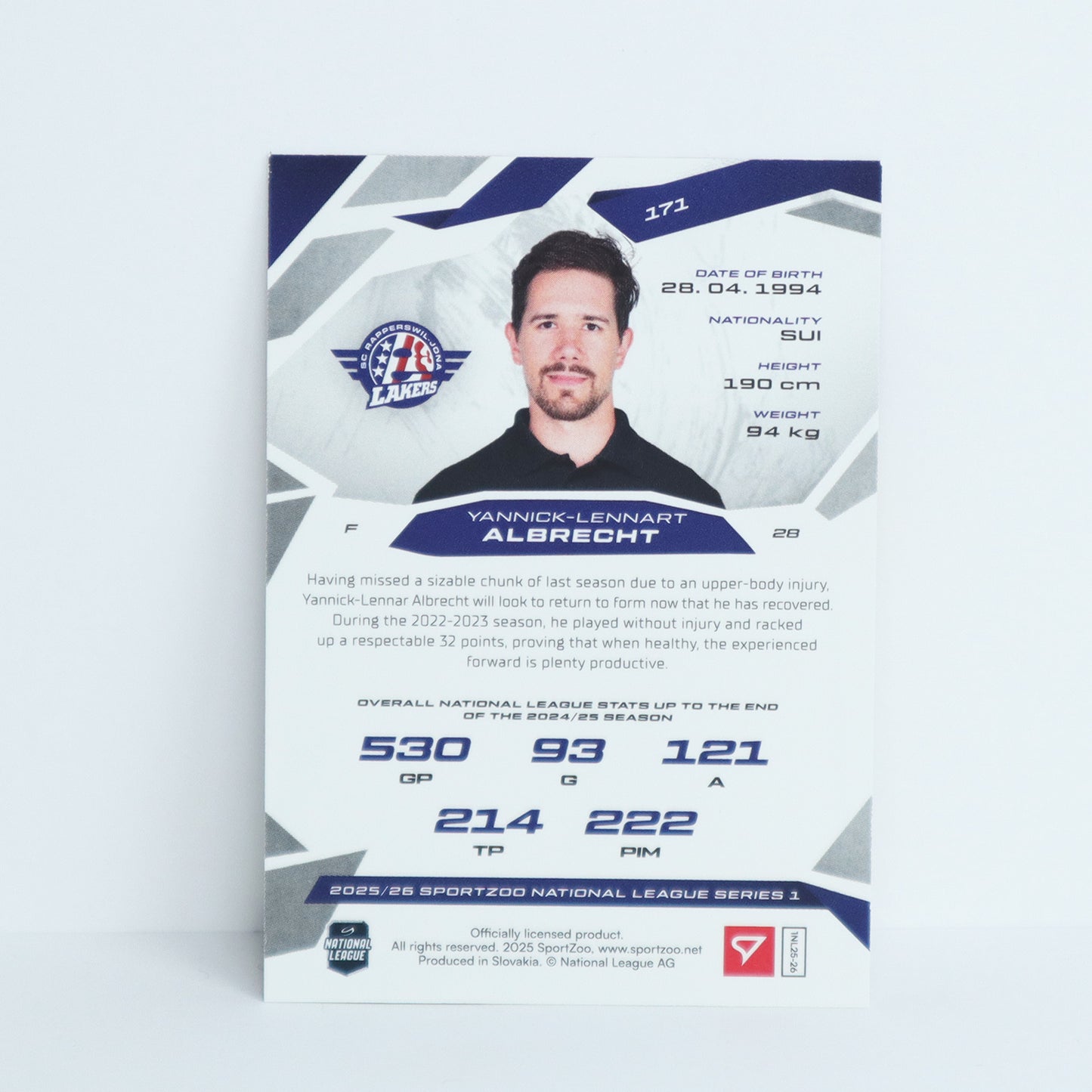 171 - SCRJ - YANNICK-LENNART ALBRECHT - BASE BLUE