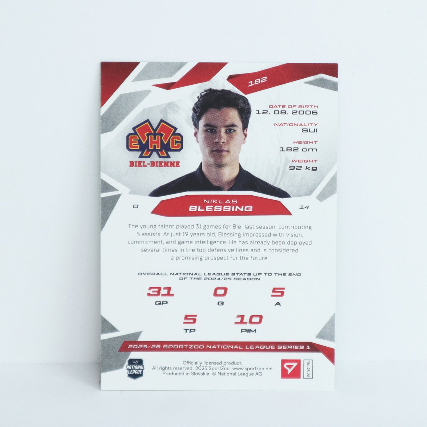 182 - EHCB - NIKLAS BLESSING - BASE GREEN - 05/30