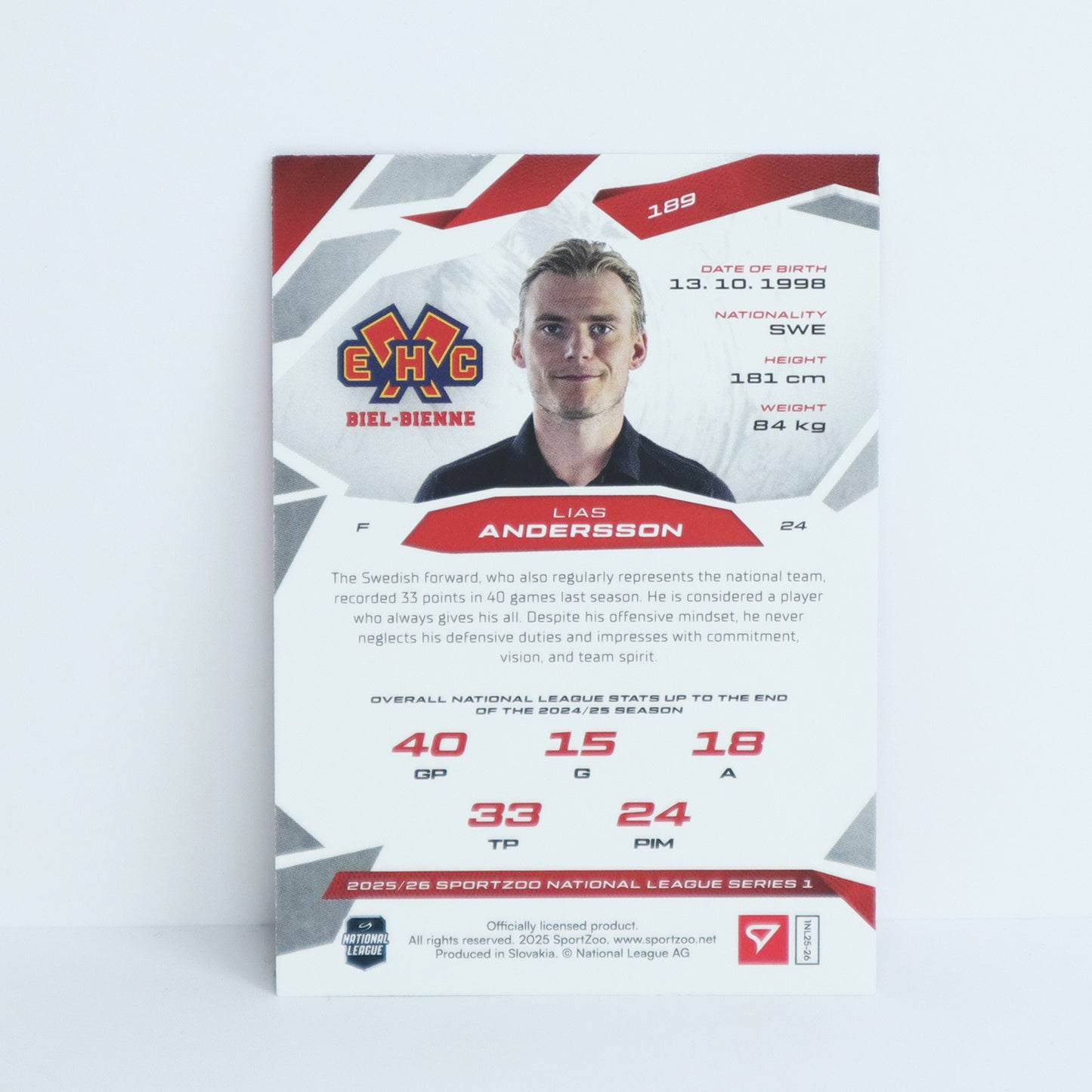 189 - EHCB - LIAS ANDERSSON - BASE PINK