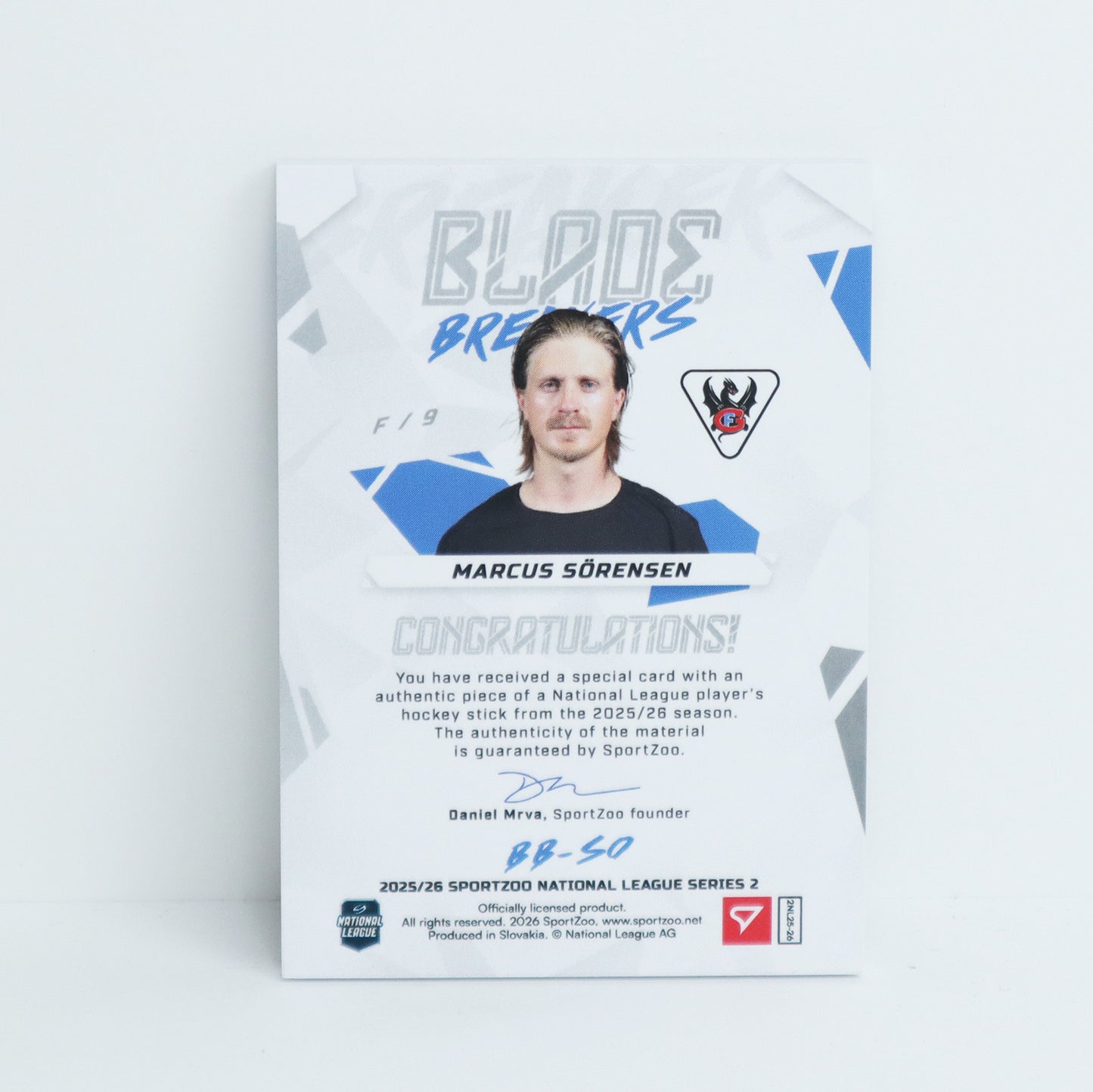 BB-SO - FRI - MARCUS SORENSEN - BLADE BREAKERS SILVER - 05/20