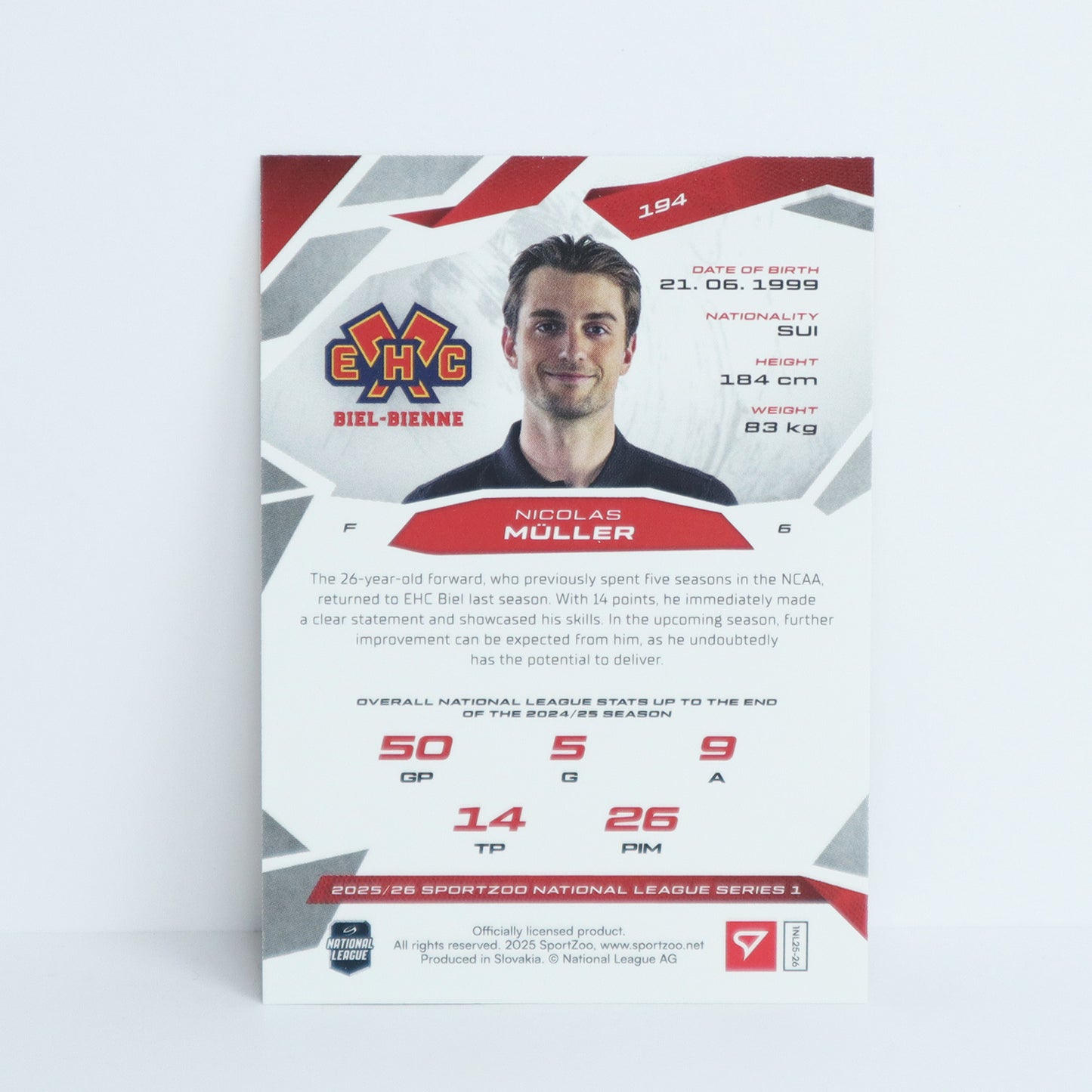 194 - EHCB - NICOLAS MULLER - BASE BLUE