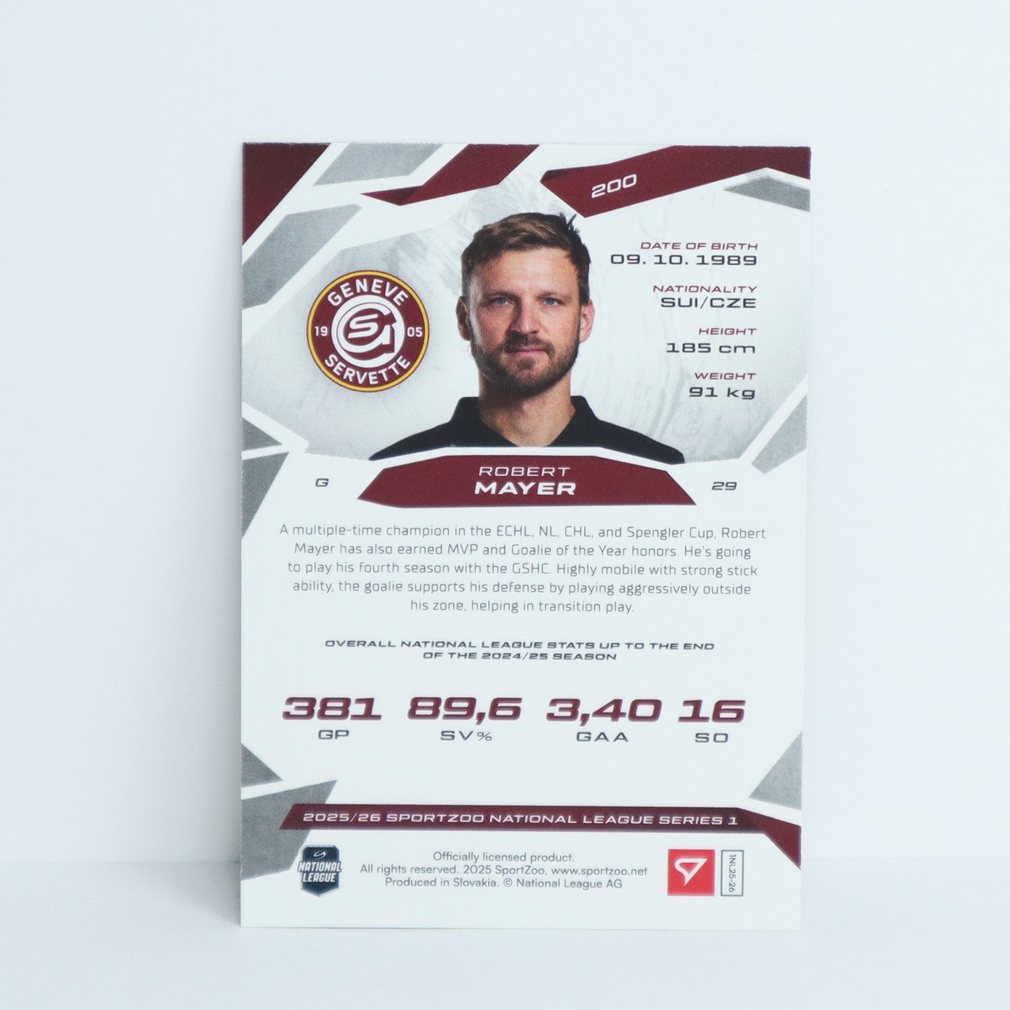 200 - GSHC - ROBERT MAYER - BASE BLUE