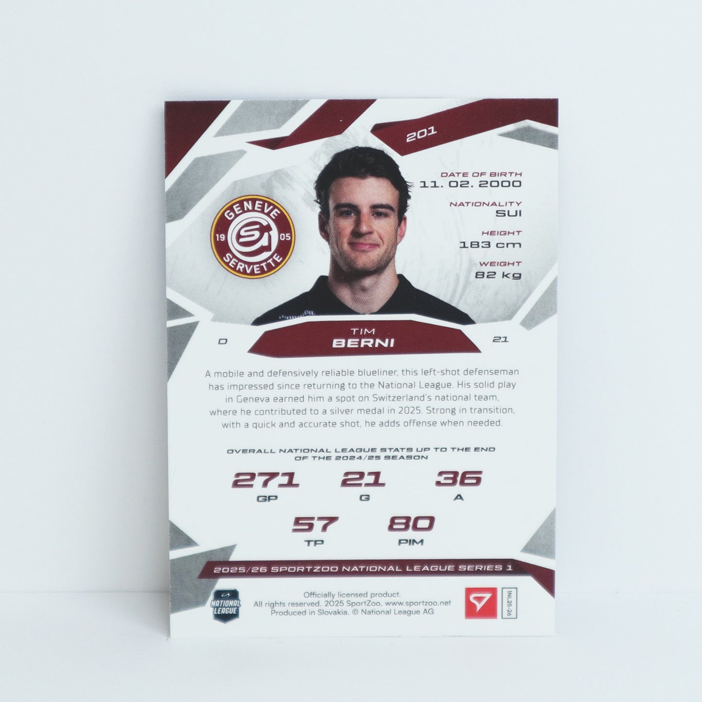201 - GSHC - TIM BERNI - BASE BLUE