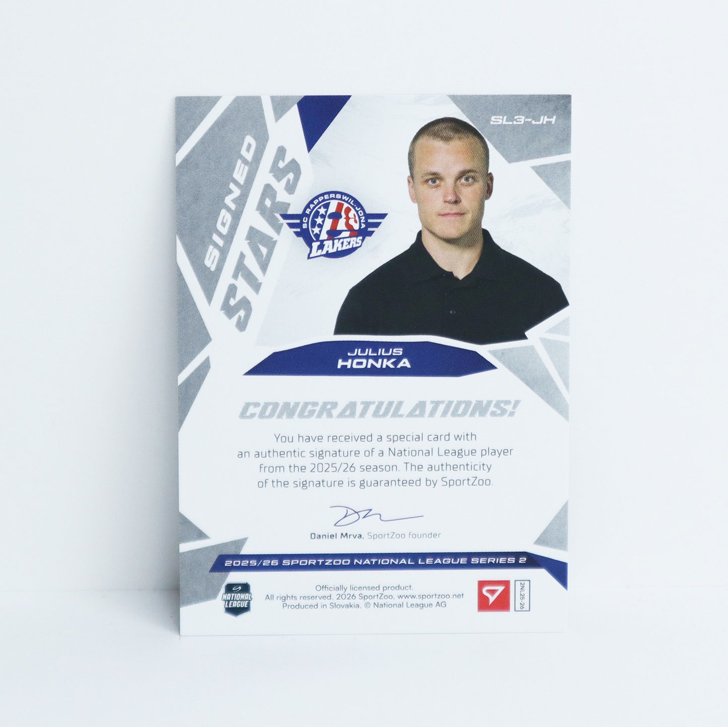 SL3-JH - SCRJ - JULIUS HONKA - SIGNED STARS LEVEL 3 - 22/39