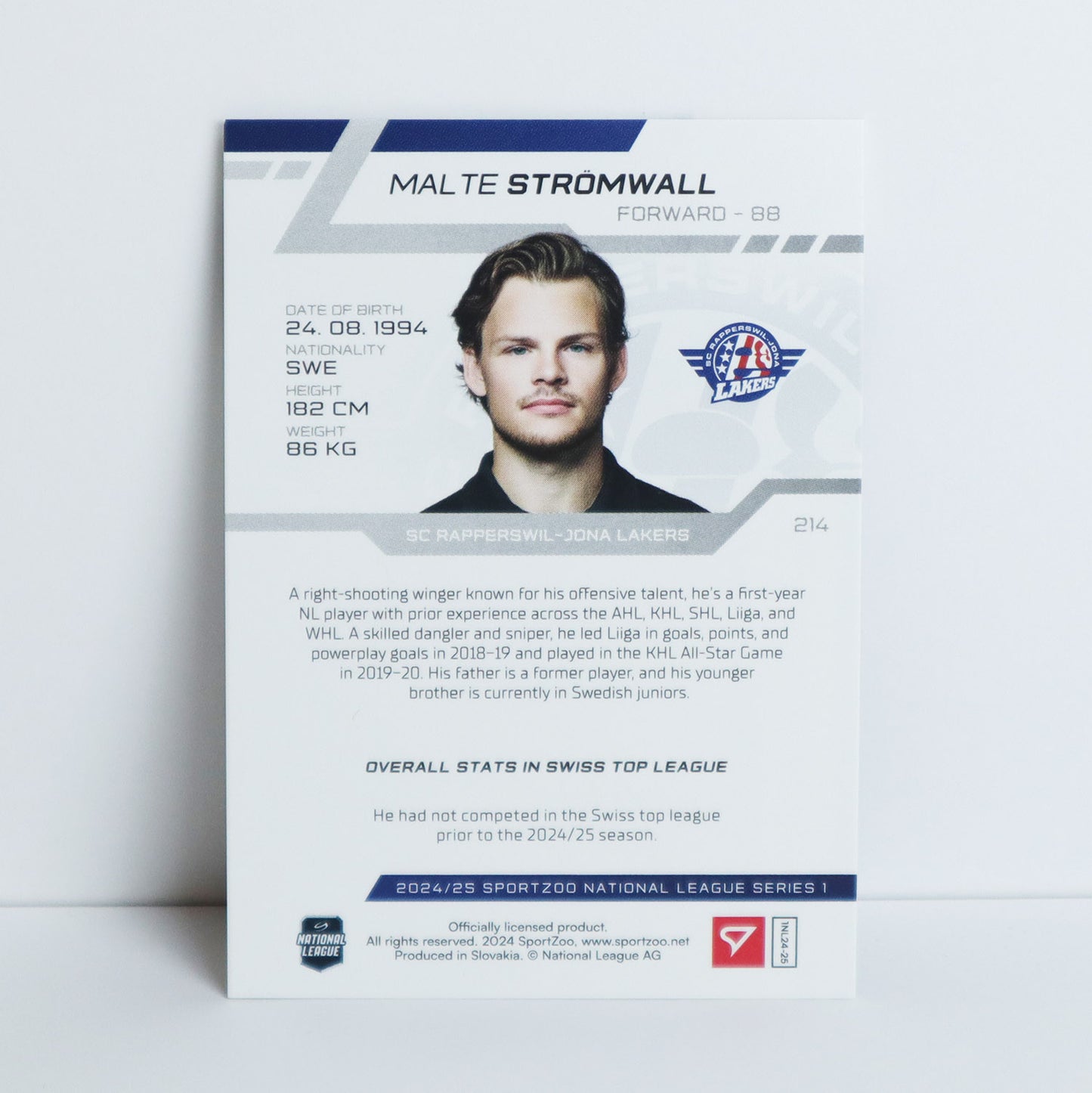 214 - SCRJ - MALTE STROMWALL - BASE BLUE - 12/30