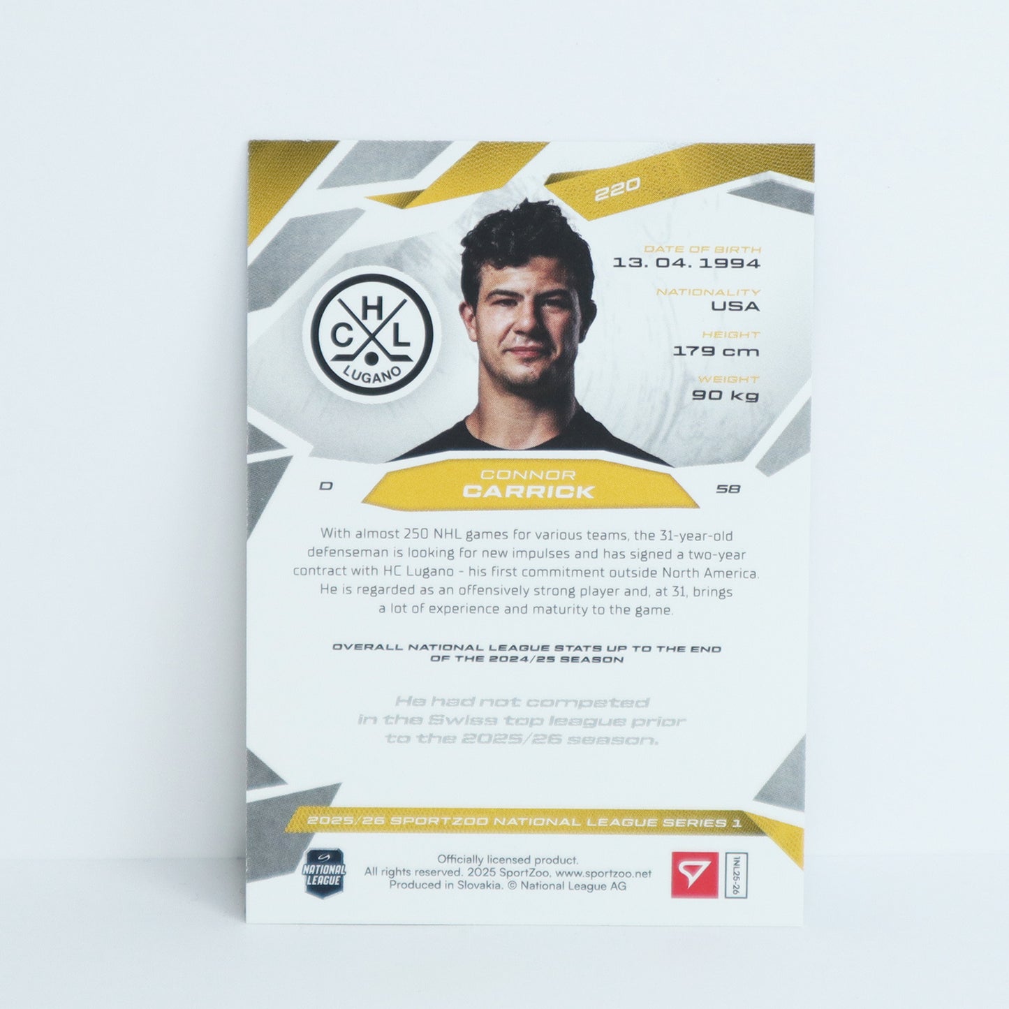 220 - HCL - CONNOR CARRICK - BASE BLUE