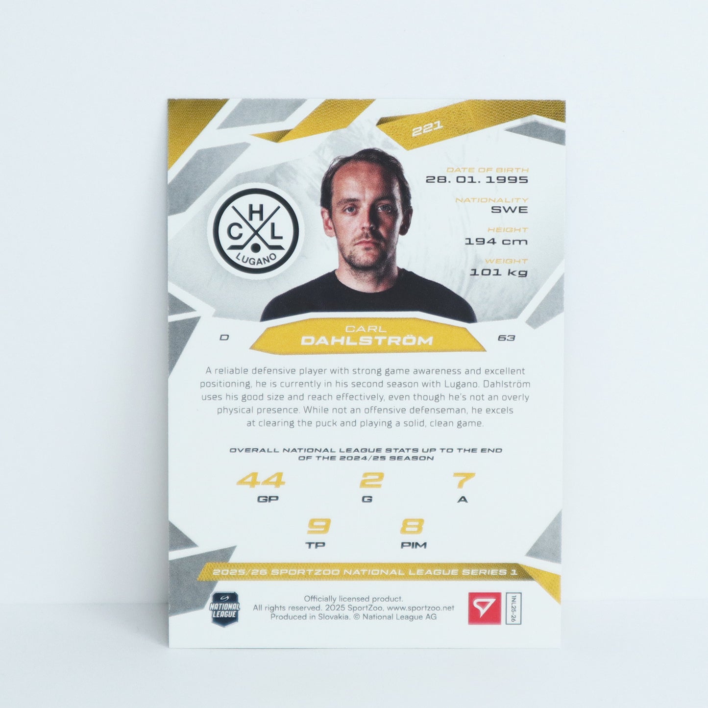 221 - HCL - CARL DAHLSTROM - BASE SET