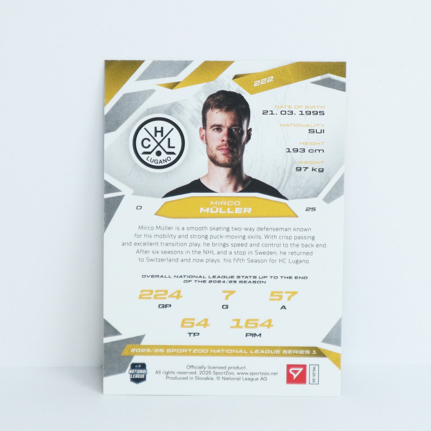 222 - HCL - MIRCO MULLER - BASE BLUE
