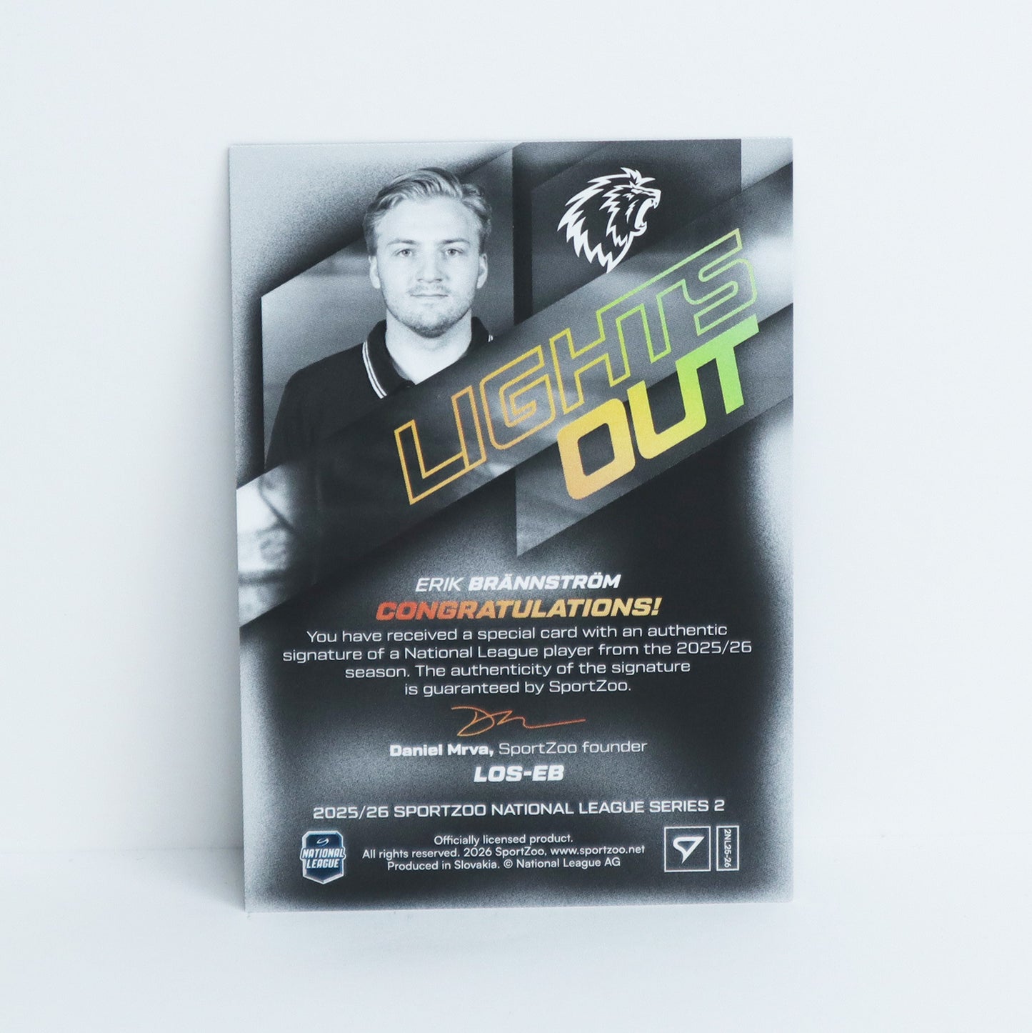 LOS-EB - LHC - ERIK BRANNSTROM - LIGHTS OUT GOLD AUTO - 23/60