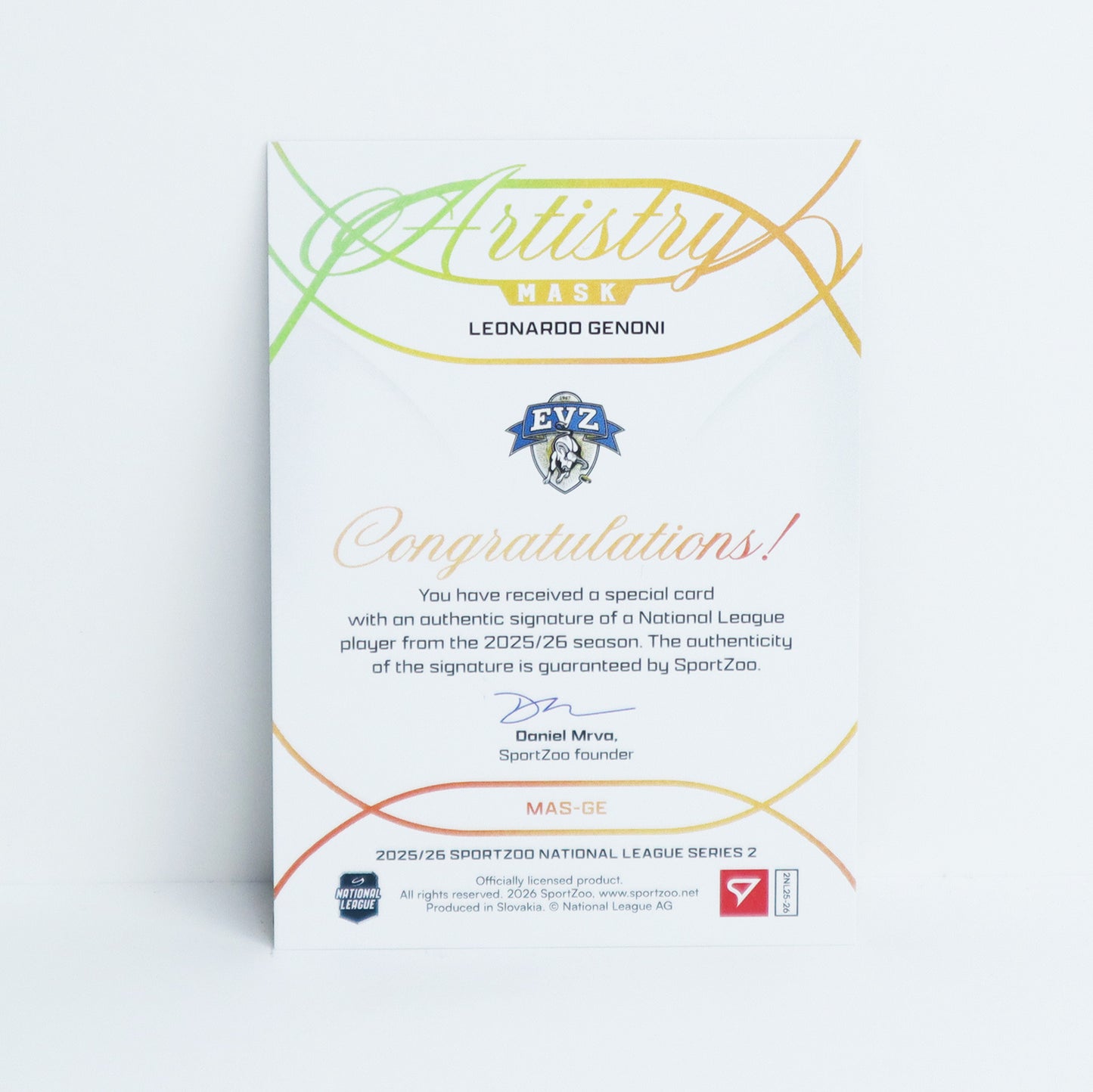 MAS-GE - EVZ - LEONARDO GENONI - MASK ARTISTRY GOLD AUTO - 17/35