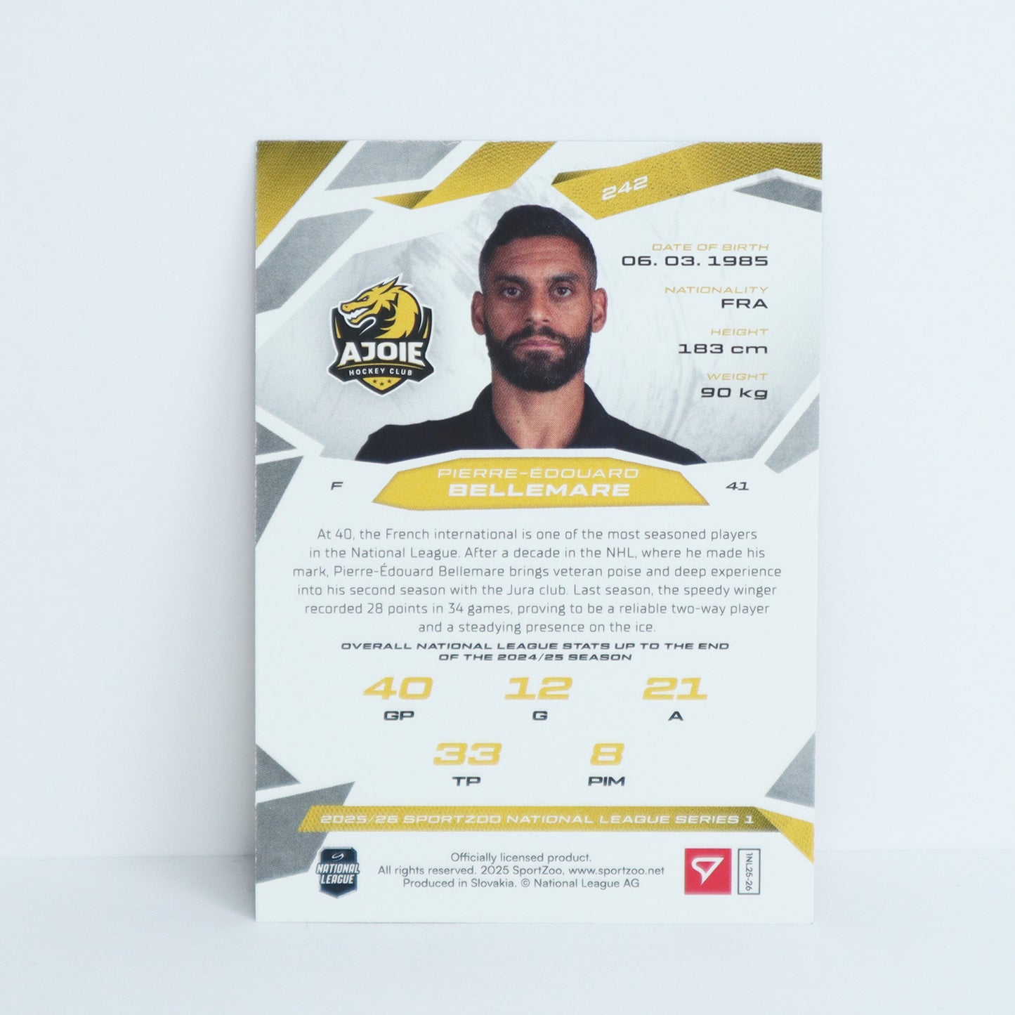 242 - HCA - PIERRE-EDOUARD BELLEMARE - BASE PINK