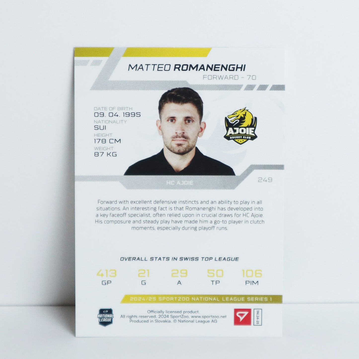 249 - HCA - M. ROMANENGHI - BASE GREEN