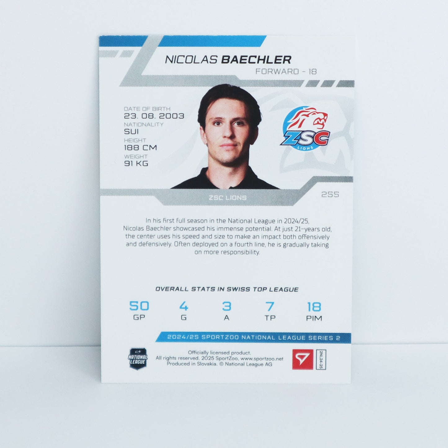 255 - ZSC - N. BAECHLER - BASE SET