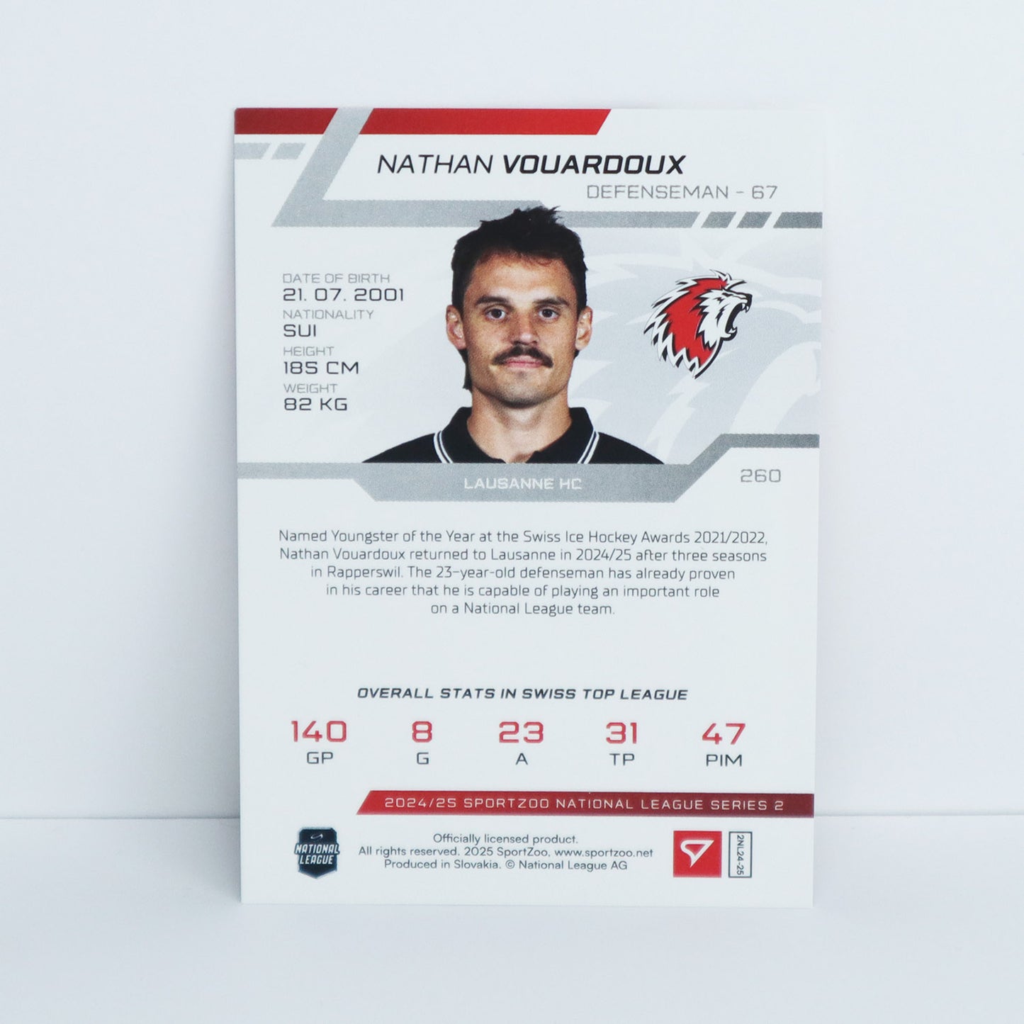 260 - LHC - N. VOUARDOUX - BASE GOLD - 04/10