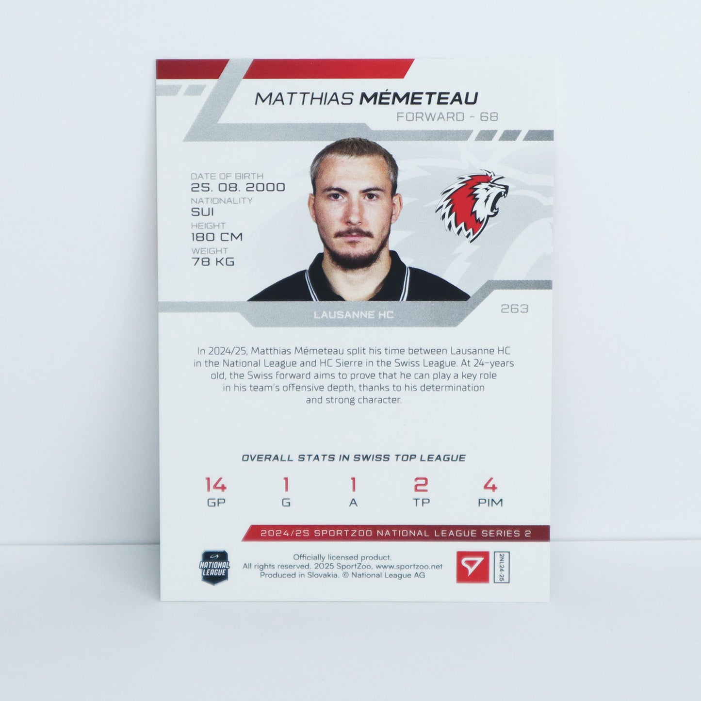 263 - LHC - M. MEMETEAU - BASE SET