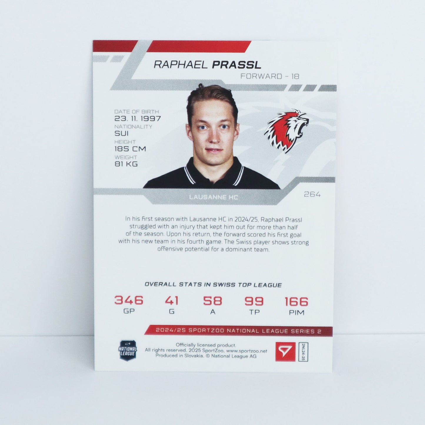 264 - LHC - RAPHAEL PRASSL - BASE PURPLE