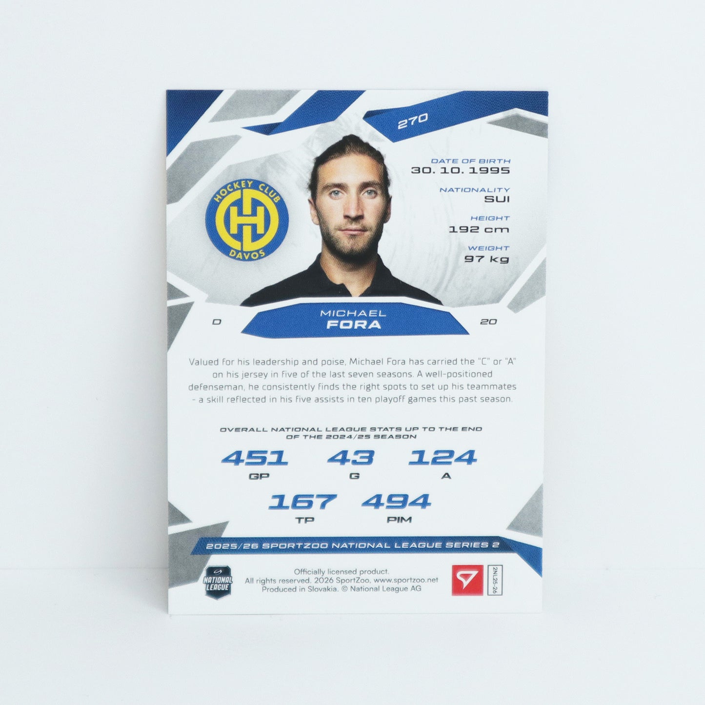 270 - HCD - MICHAEL FORA - BASE GOLD - 07/10