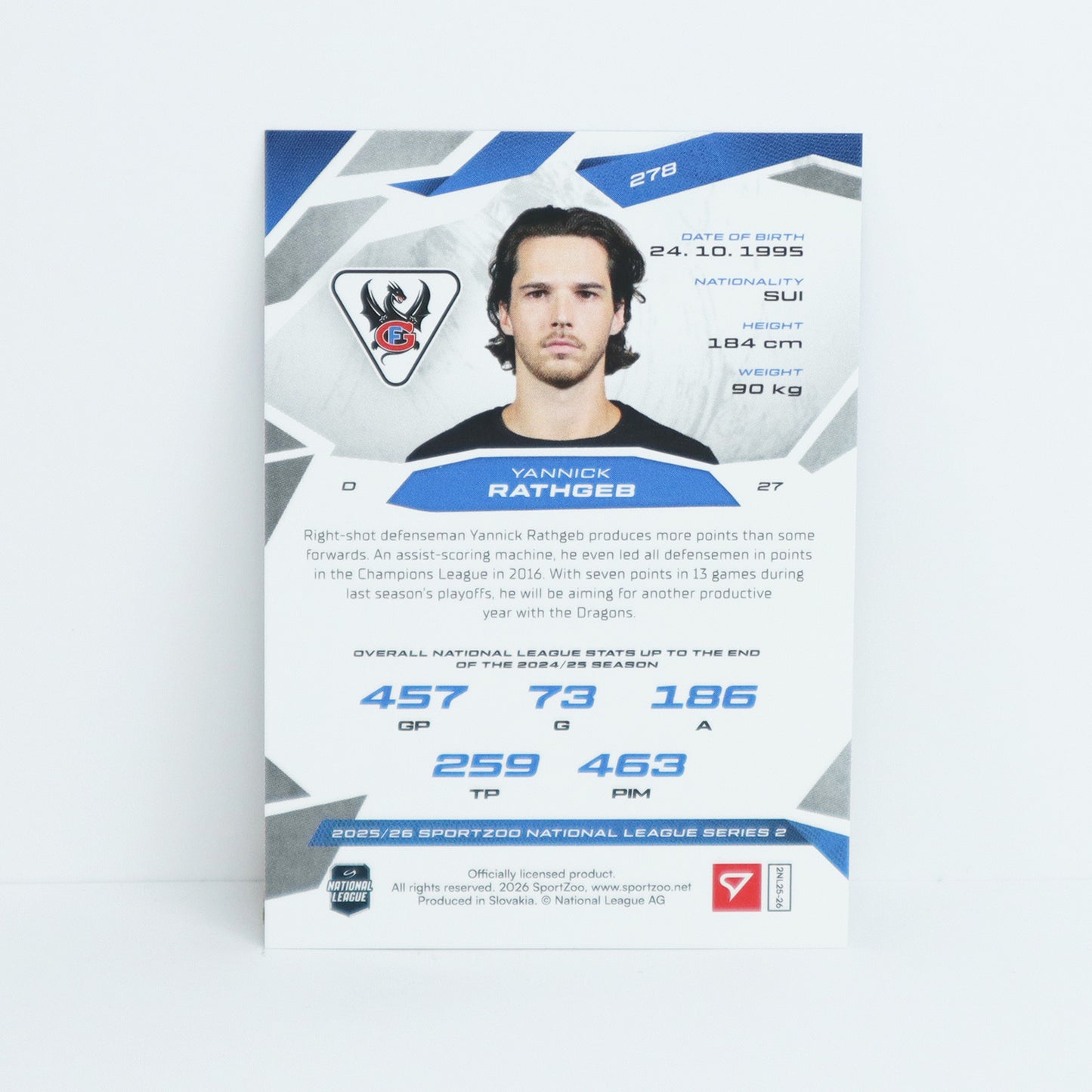 278 - FRI - YANNICK RATHGEB - BASE BLUE