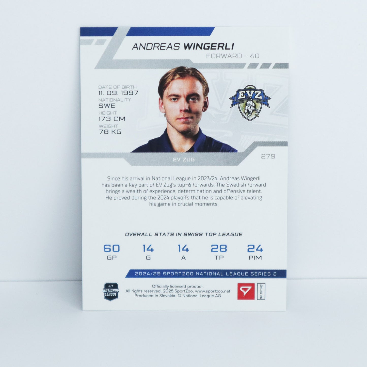 279 - EVZ - A. WINGERLI - BASE SET