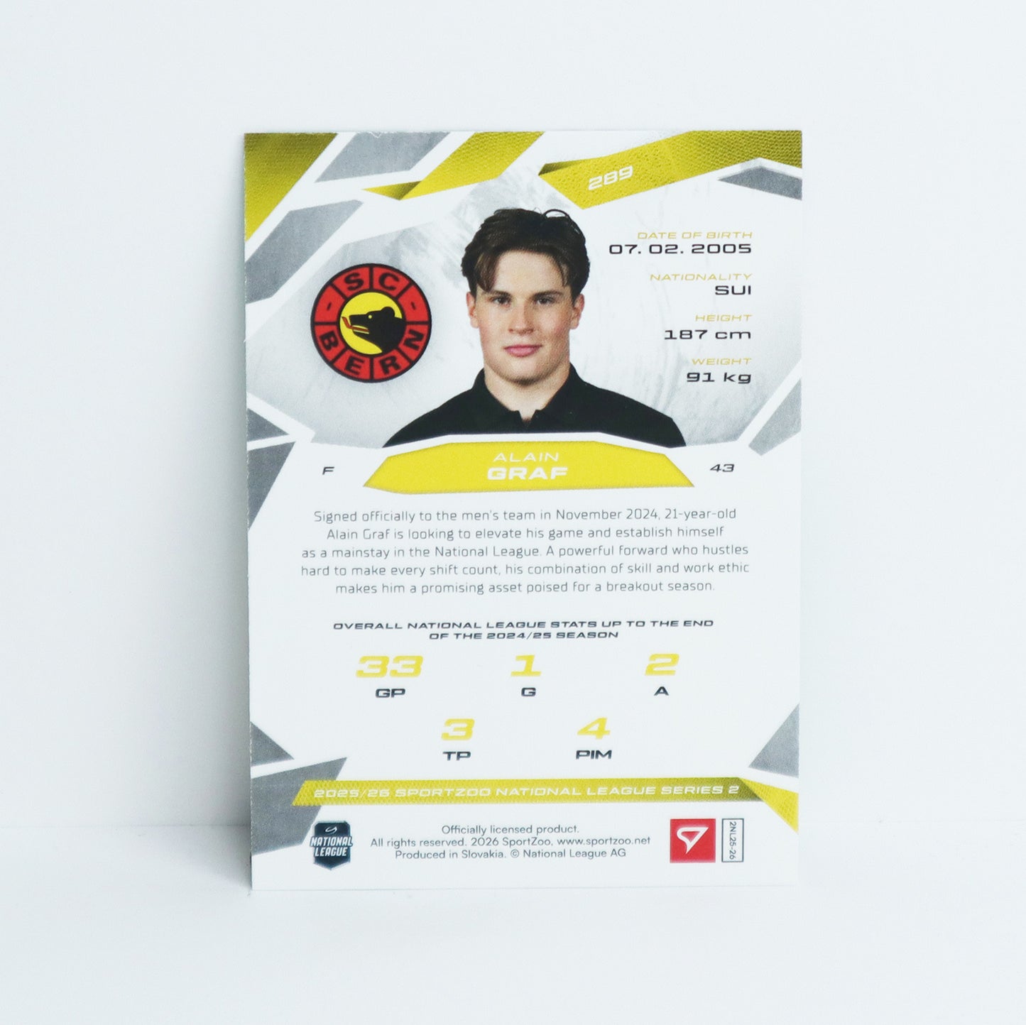 289 - SCB - ALAIN GRAF - BASE GREEN - 05/30
