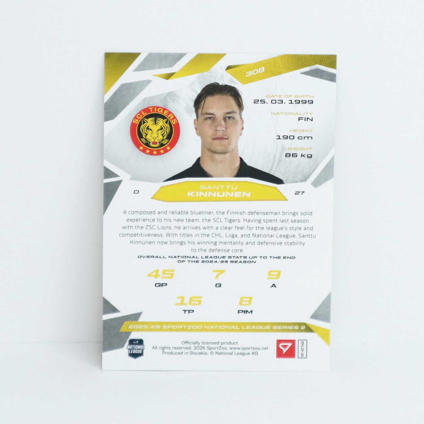 308 - SCL - SANTTU KINNUNEN - BASE SET