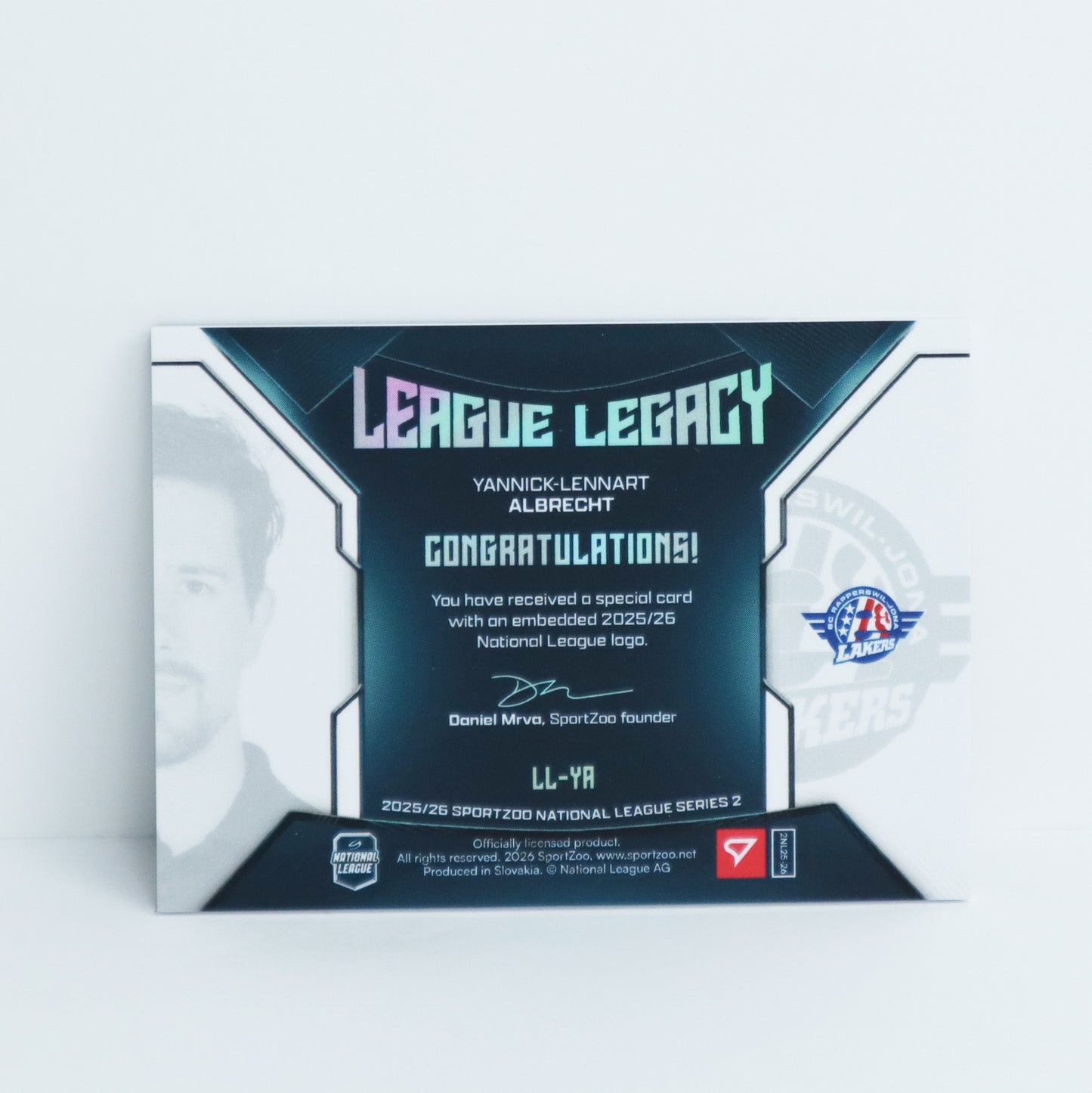 LL-YA - SCRJ - YANNICK-LENNART ALBRECHT - LEAGUE LEGACY SILVER - 03/20